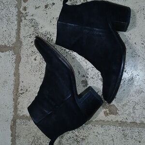 Diesel Pinky Suede Leather Heel Ankle Booties Size 38